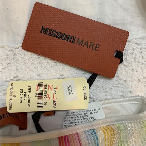 Missoni Mare Striped Bikini Bottom - Picture 2 of 5